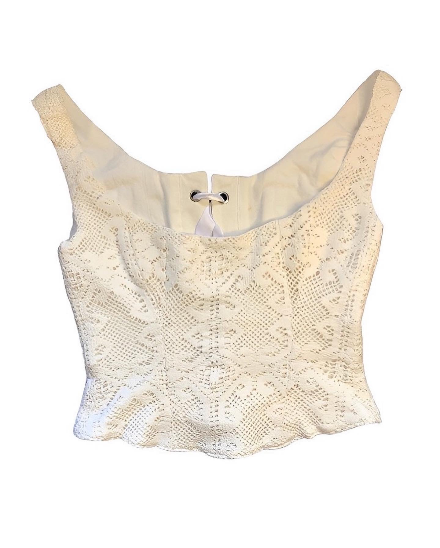 【REMAKE 】Crochet Corset