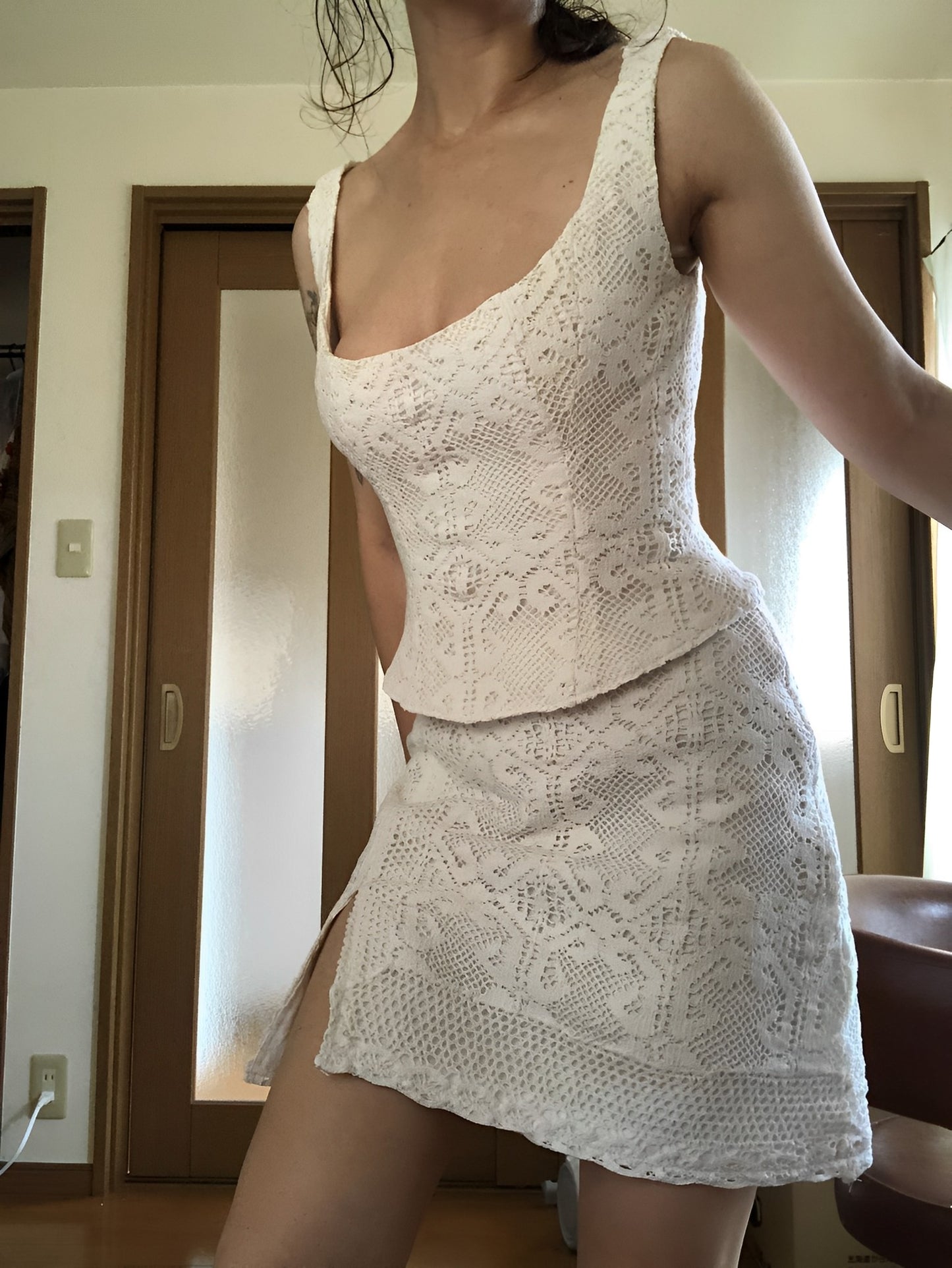 【REMAKE 】Crochet Corset