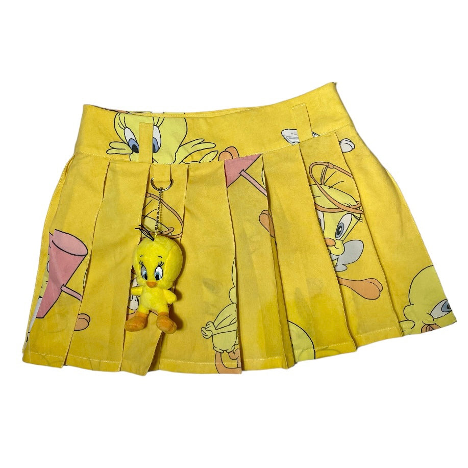国内で当店のみ CFIERCE - CARTOON TIERED SKIRT 049 tech pack girls multi layered skirt fashion easy