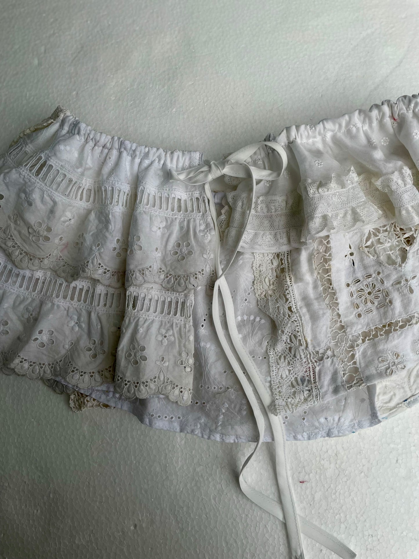 [REMAKE] Laces layer Mini Skirt