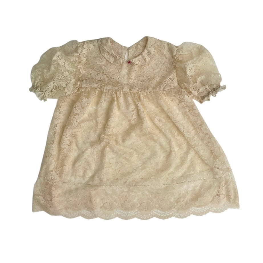 [ONE OF A KIND] French Lace Baby Doll Mini Dress / Blouse