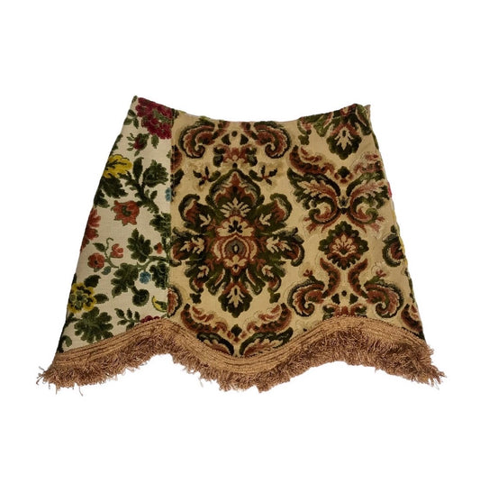 【REMAKE 】Fringe Tapestry Skirt