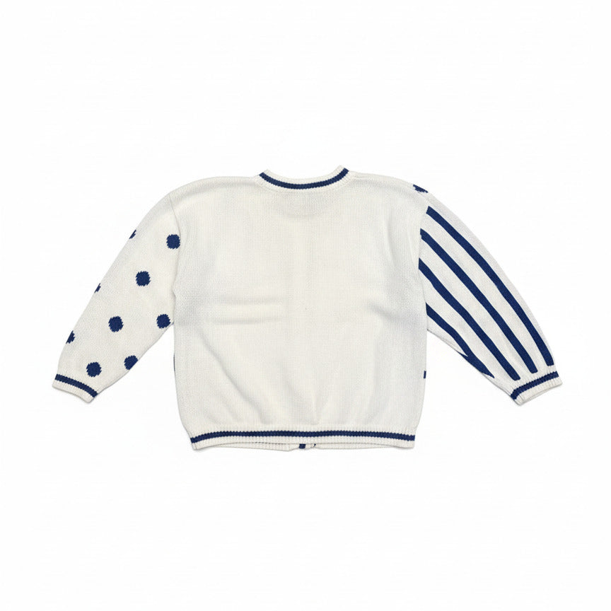 [VINTAGE] 90s Cardigan Beach Bear Motif