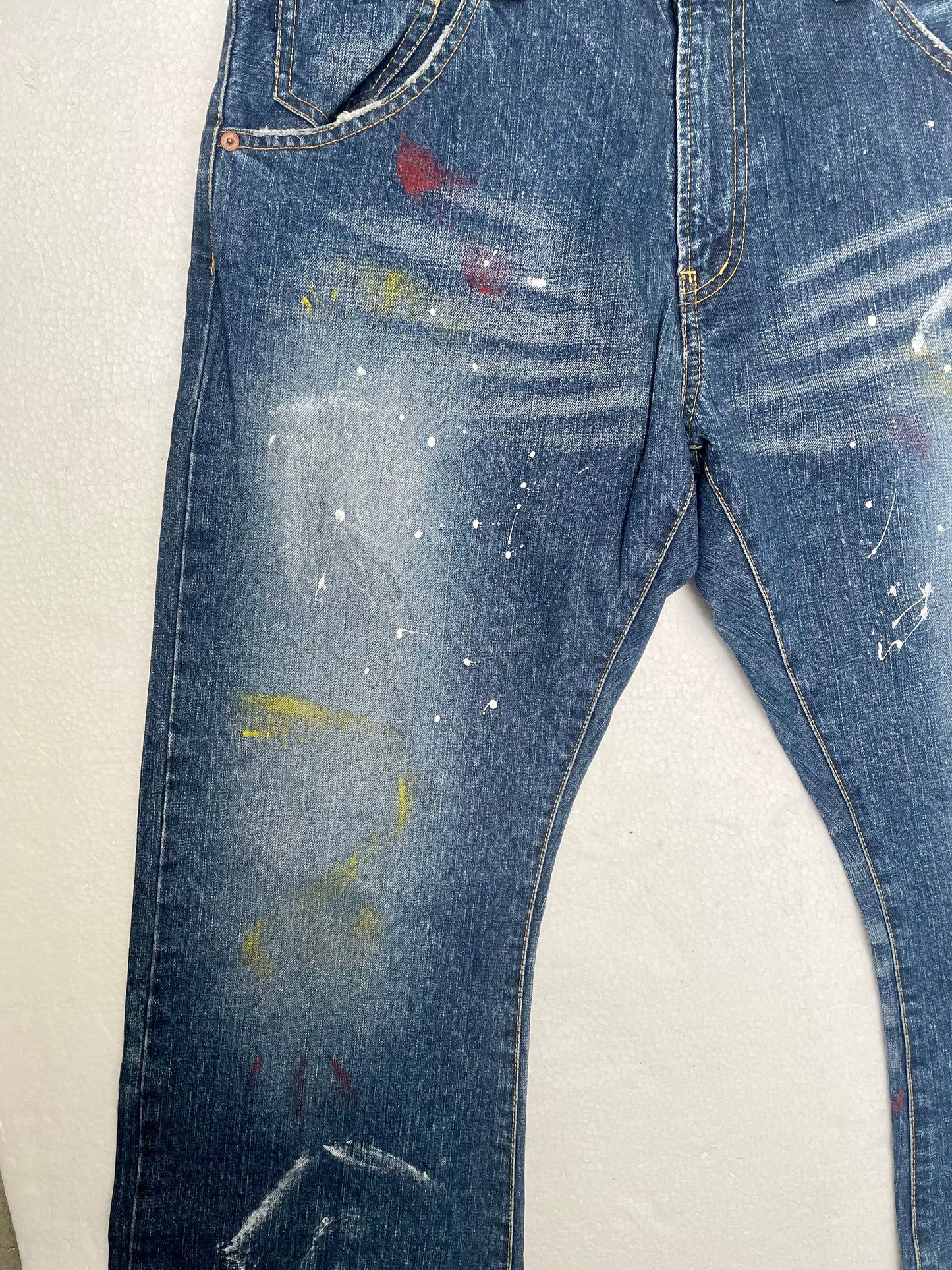 [VINTAGE] 90s TOMMY “Painter Denim” bootcut