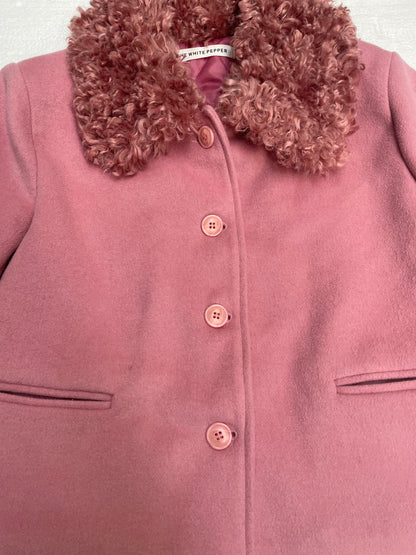 [USED] Faux Fur Collar Jacket