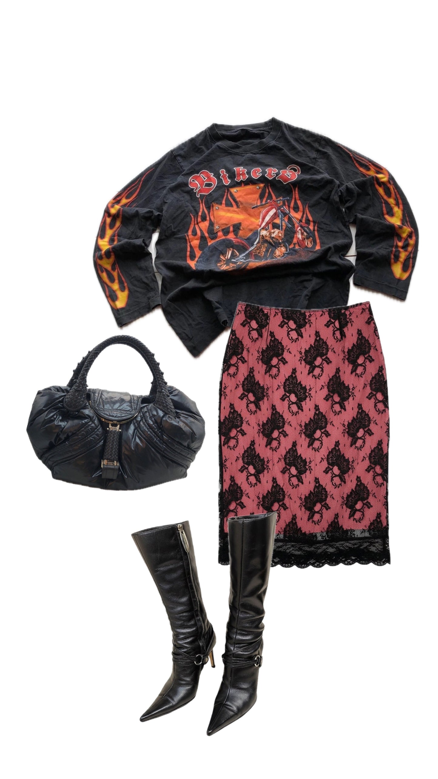 [USED] Lace pencil skirt