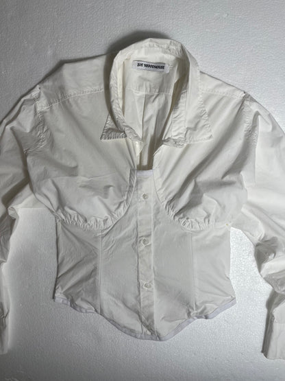 [REMAKE] Bustier Smocked Shirt