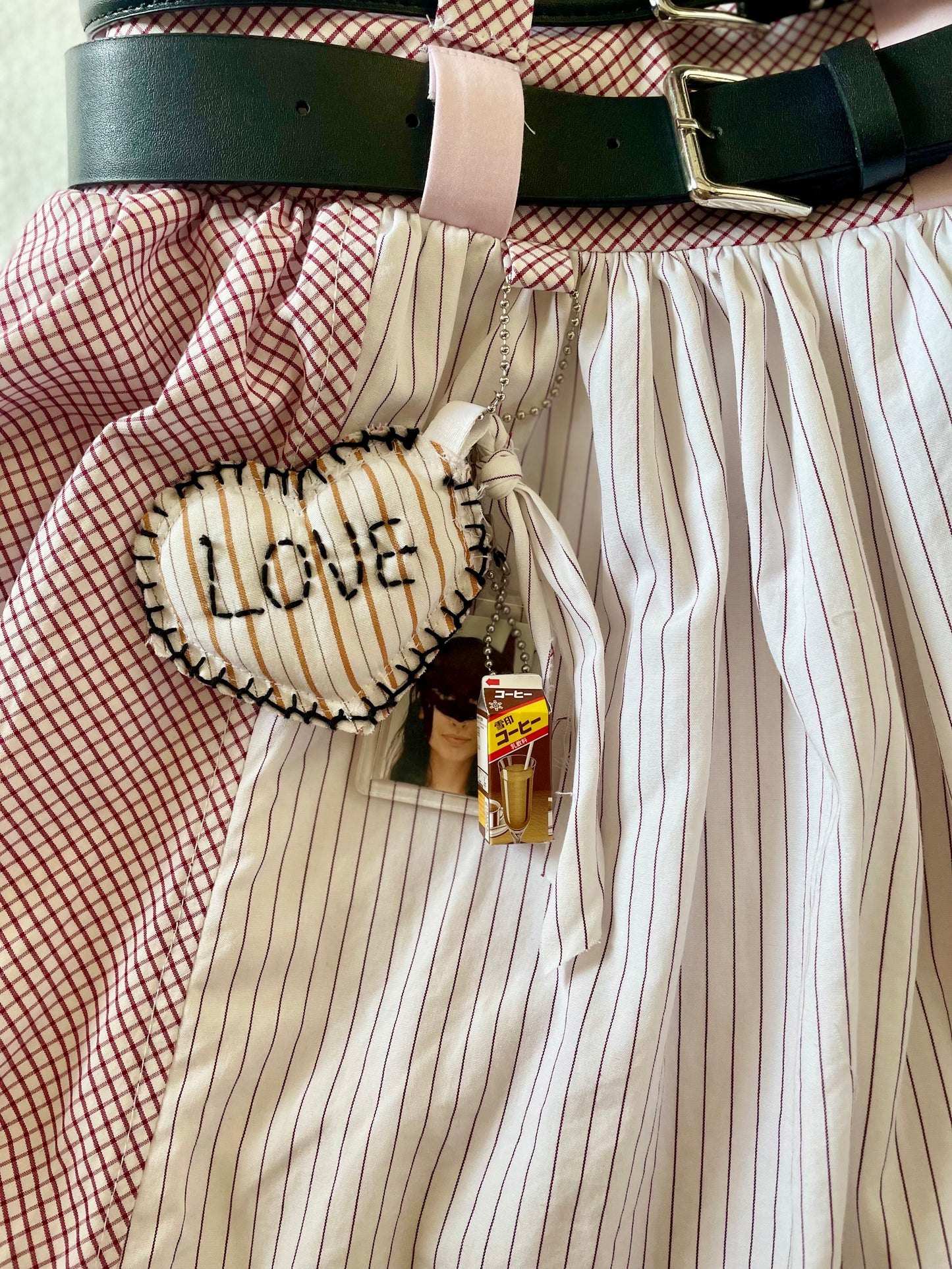 [REMAKE] Double belt Skirt - Love/Hate