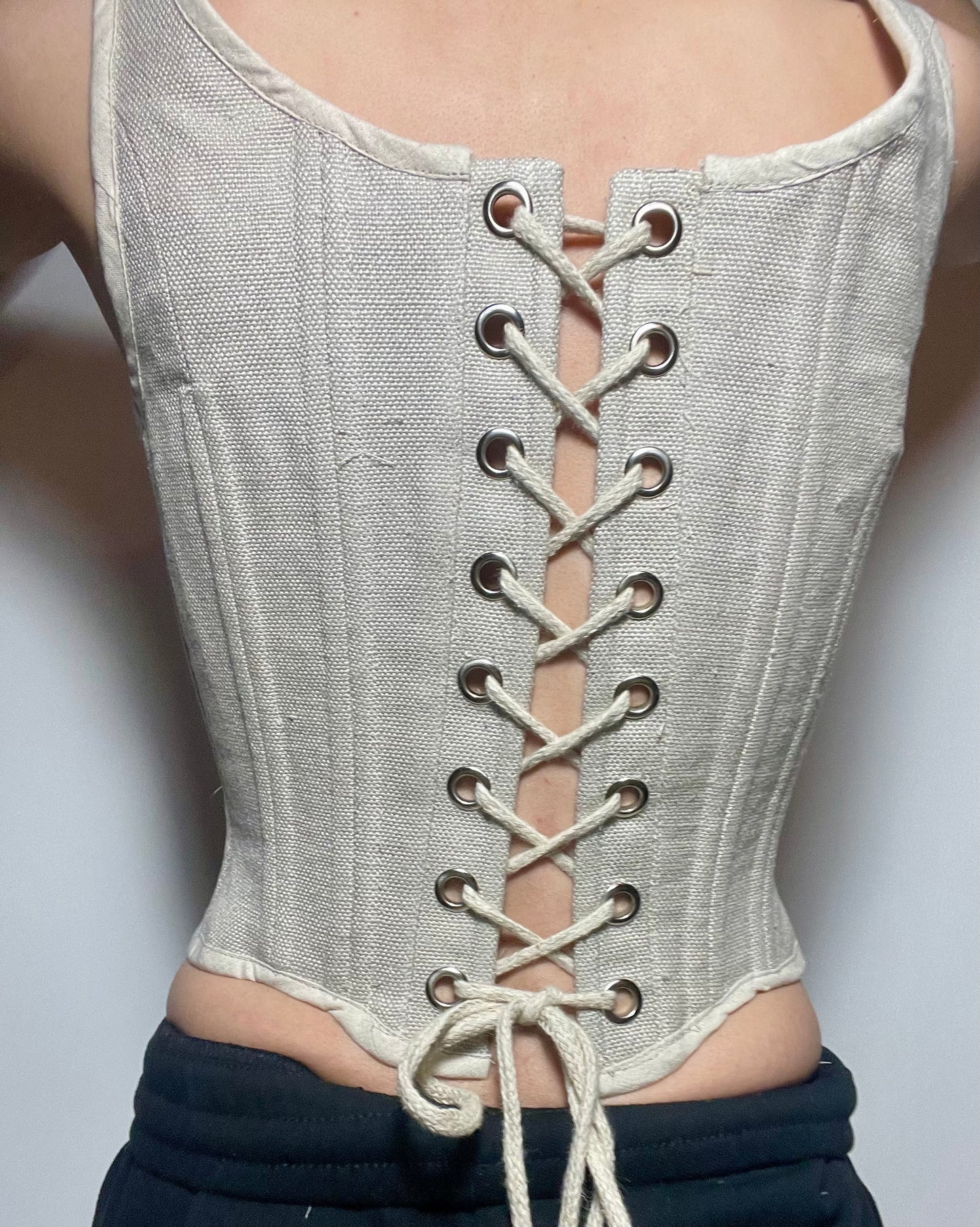 [HANDMADE] corset x French cat stitching