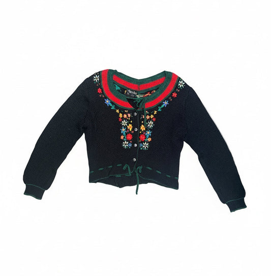 [VINTAGE] Tyrolean Embroidered Cardigan