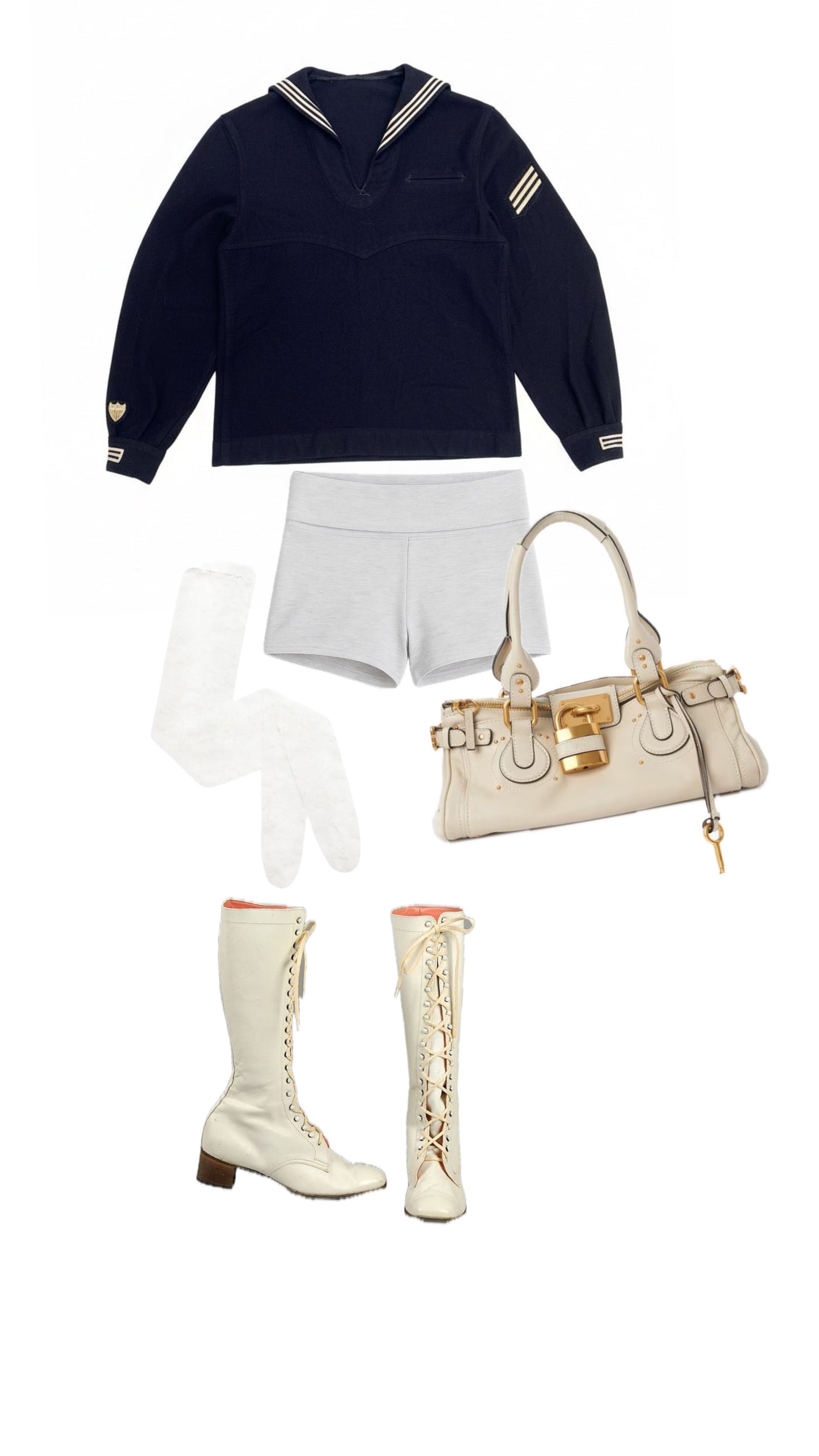 [VINTAGE] U.S. NAVY Wool Sailor Pullover