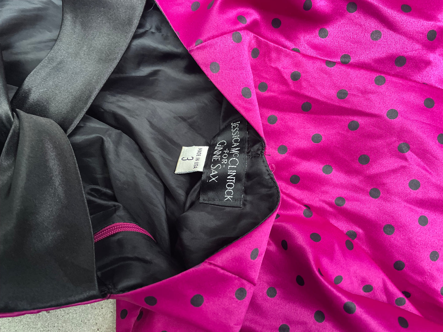 [VINTAGE] 1980s Gunne Sax Strapless Mini Dress