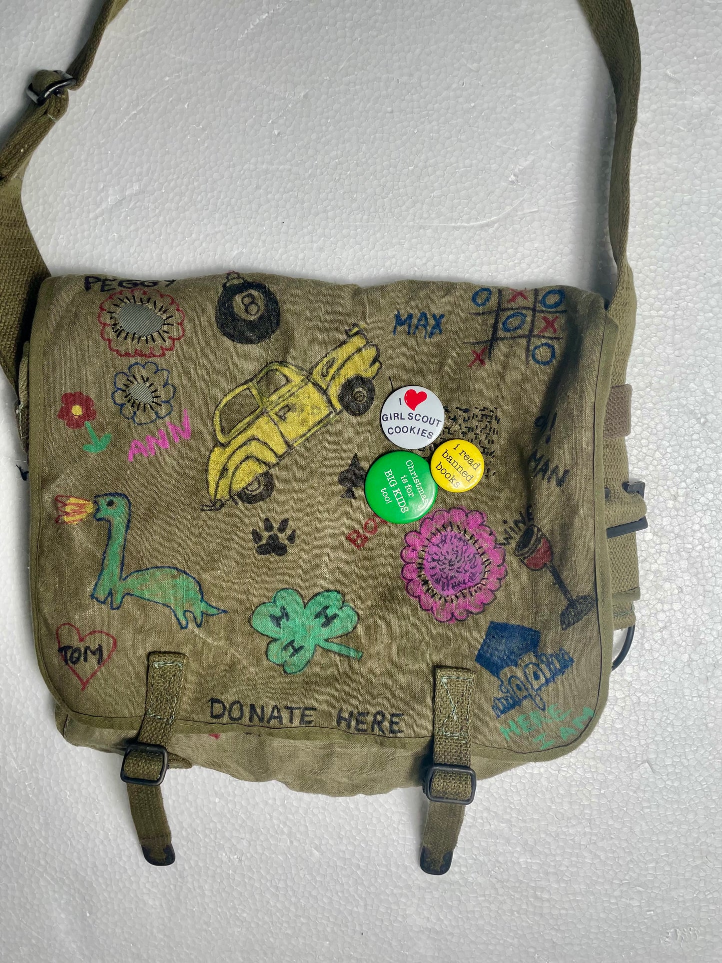 [CUSTOMIZED] 1950s French Army Bag