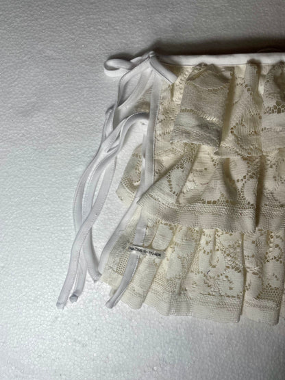 [REMAKE] Lace Wrap Mini Skirt