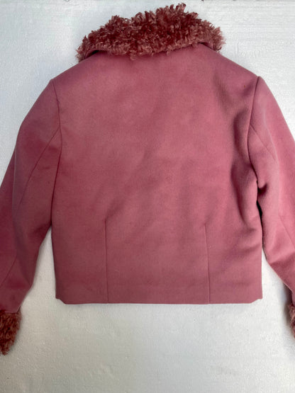 [USED] Faux Fur Collar Jacket