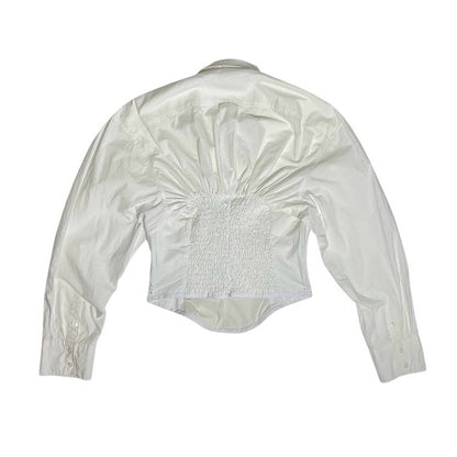 [REMAKE] Bustier Smocked Shirt