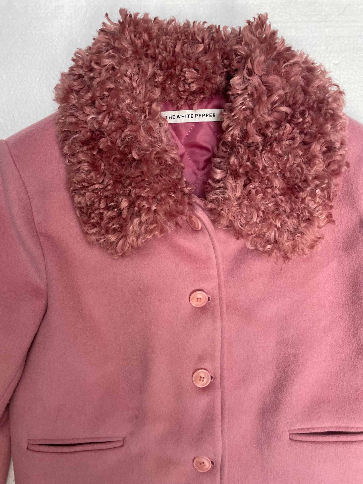 [USED] Faux Fur Collar Jacket