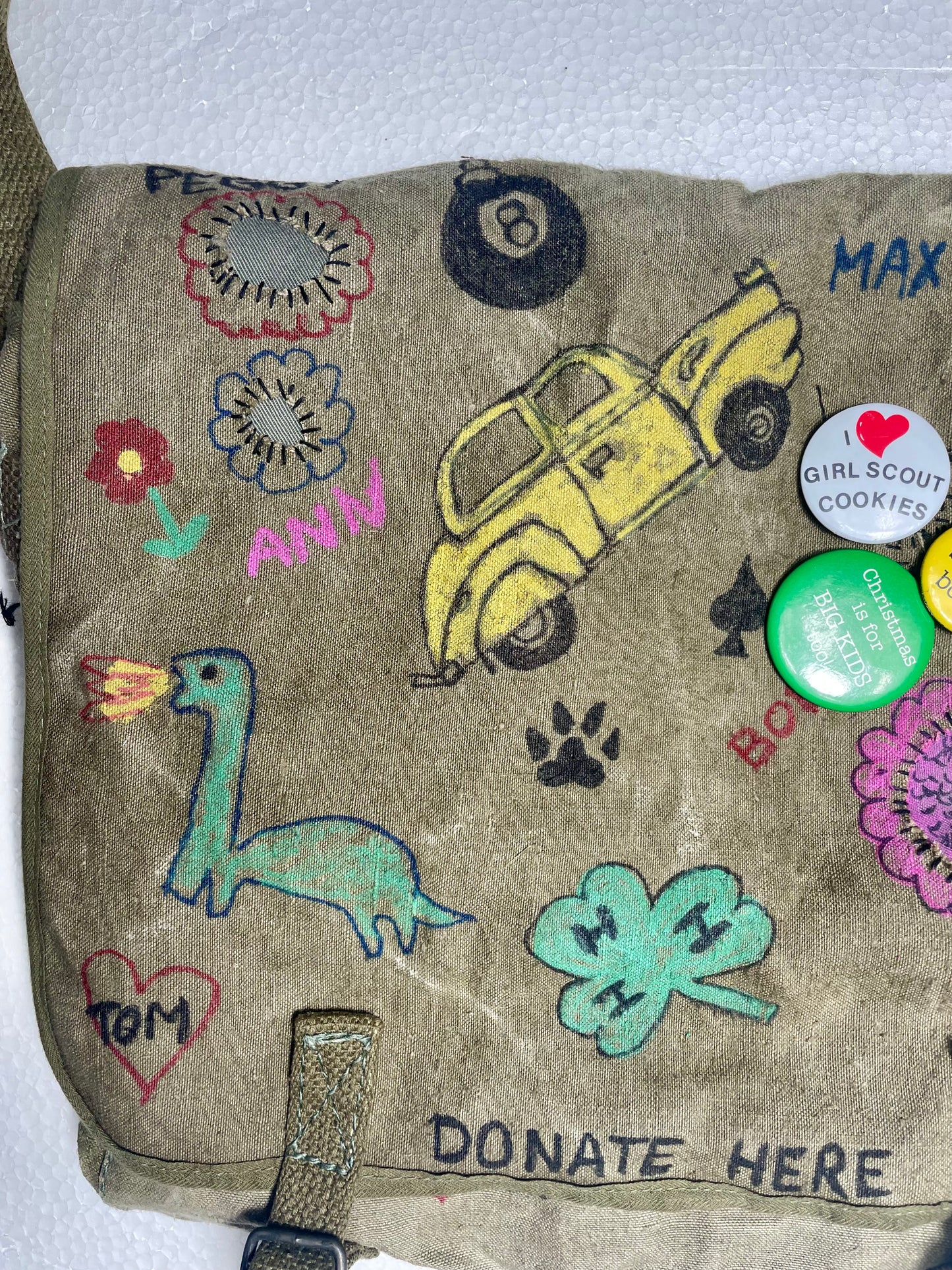[CUSTOMIZED] 1950s French Army Bag