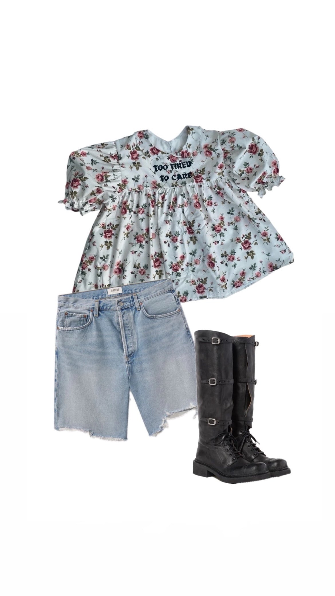 [REMAKE] Graffiti Baby Doll Blouse