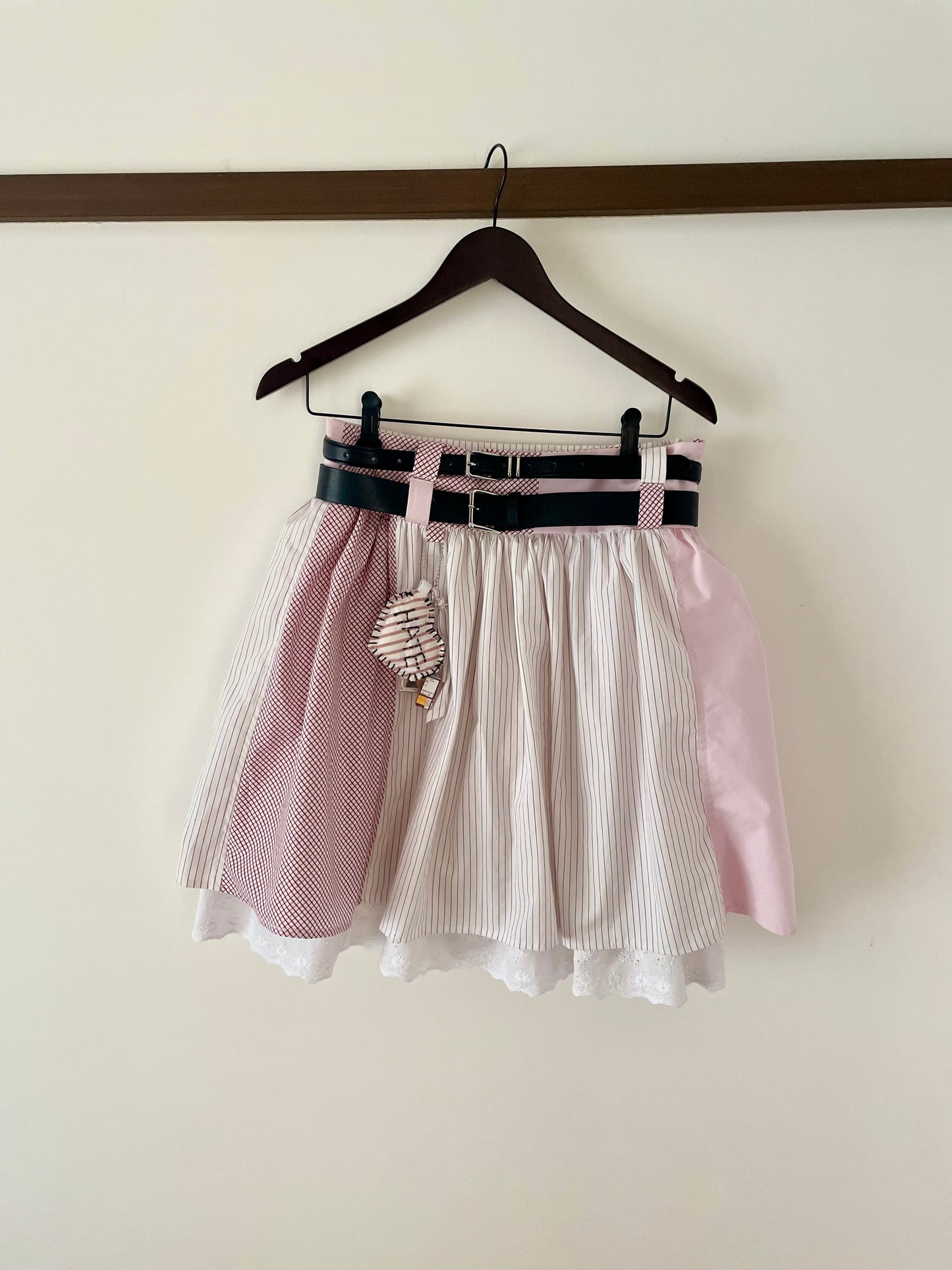 [REMAKE] Double belt Skirt - Love/Hate