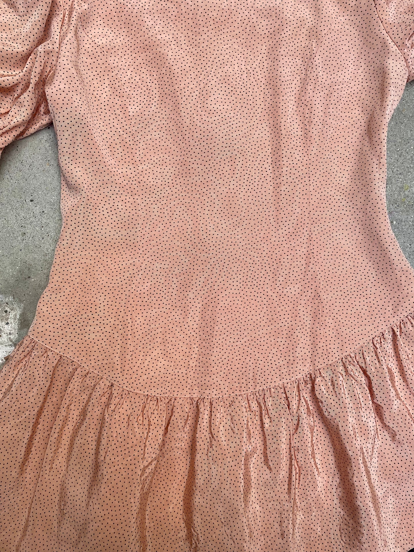 [USED] Pink Bow-sleeved Mini Dress