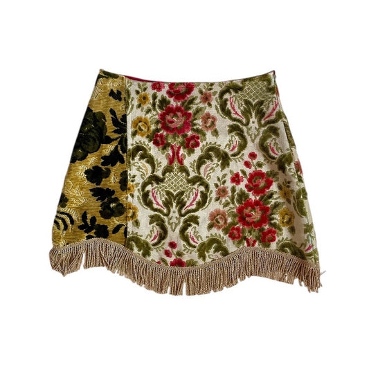 [MADE TO ORDER] Fringe Tapestry Skirt