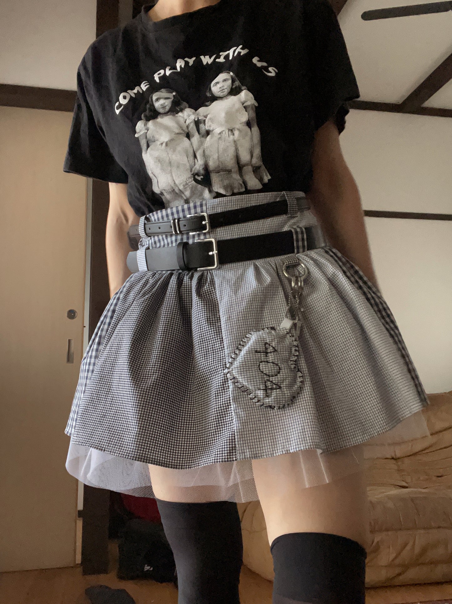 [REMAKE] Double belt Mini Skirt - 404