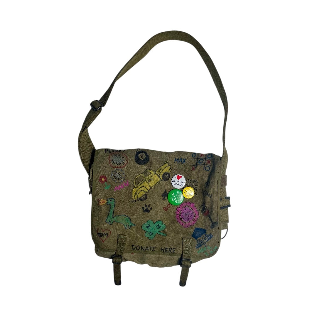 [CUSTOMIZED] 1950s French Army Bag