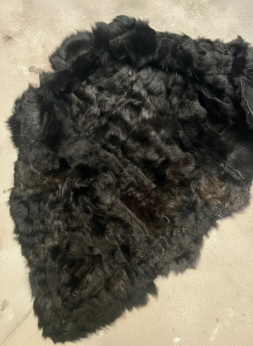 [VINTAGE] Sleeveless lamb suede vest