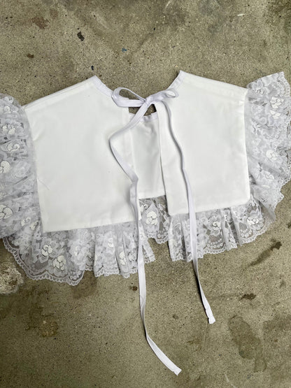 [MADE TO ORDER] Oversized removable ruffled collar