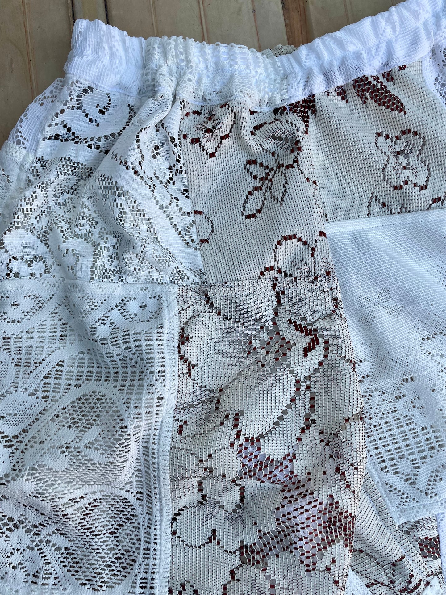 [REMAKE] Patchwork Lace Pants