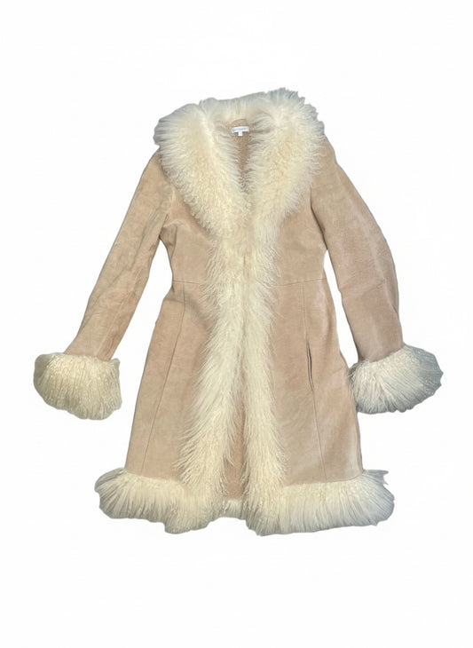 [USED] Coat with Mongolian Sheepskin