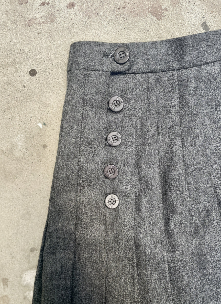 [VINTAGE] Wool Pleated Skirt