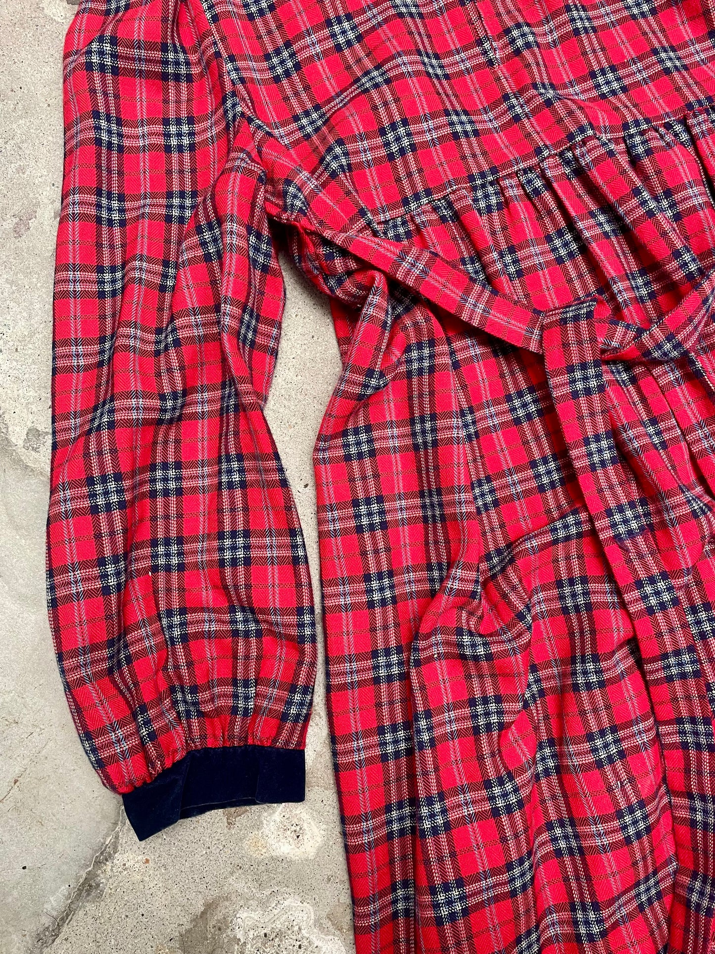 [VINTAGE] Tartan Check Dress