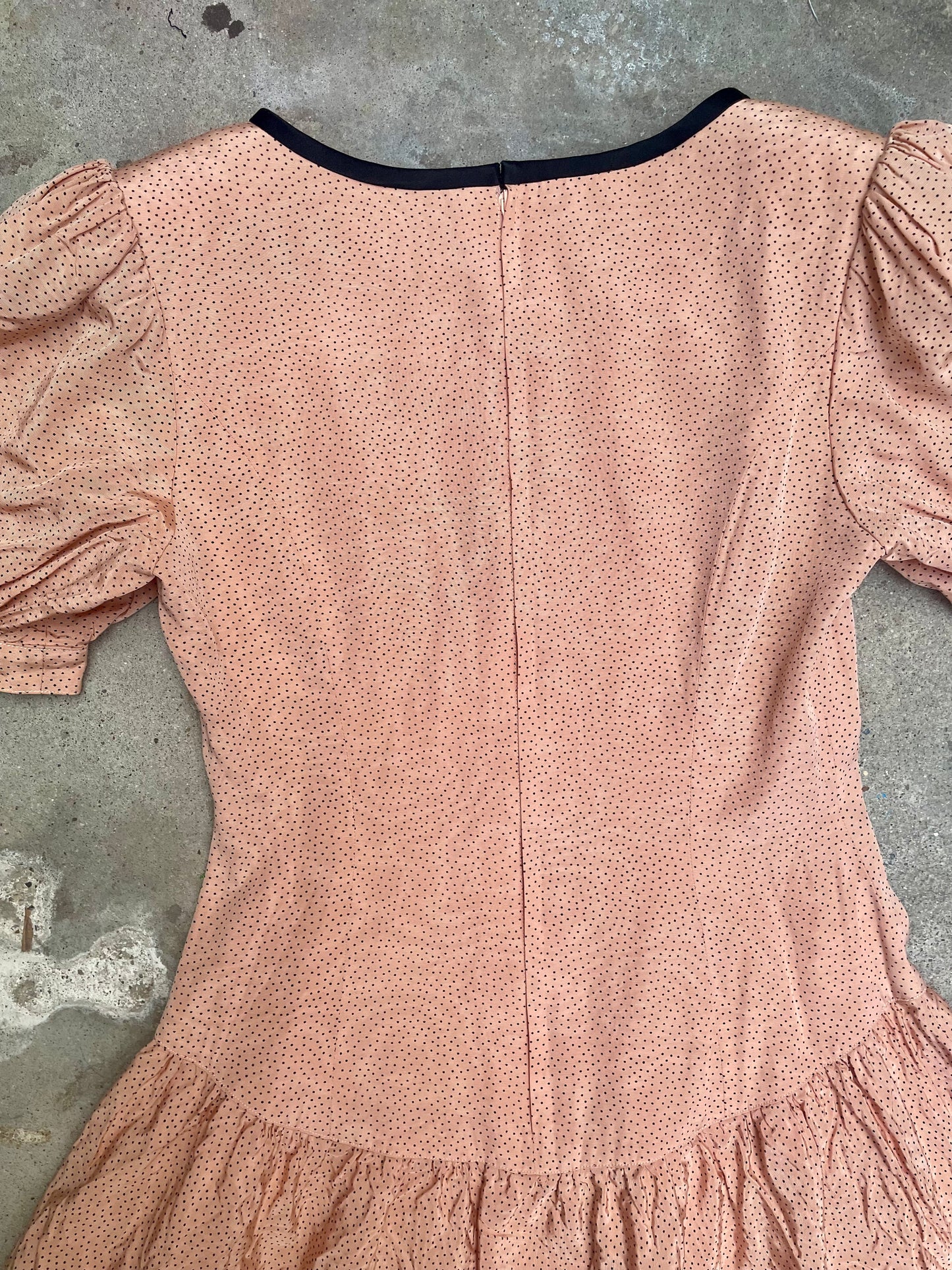 [USED] Pink Bow-sleeved Mini Dress