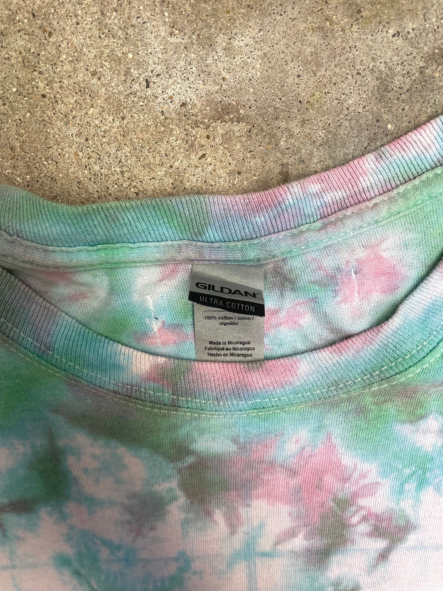 [REMAKE] Tie Dye Long Sleeve Message T-Shirt