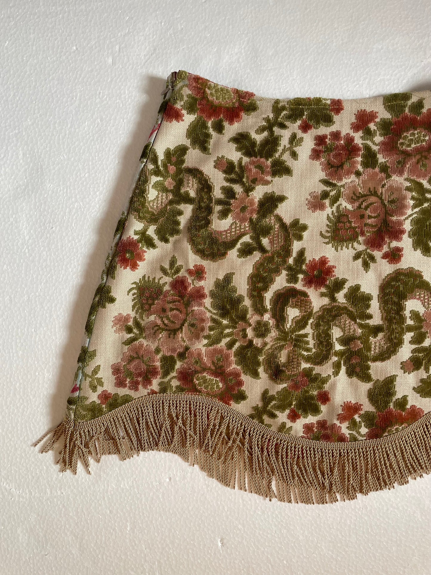 [MADE TO ORDER] Fringe Tapestry Skirt