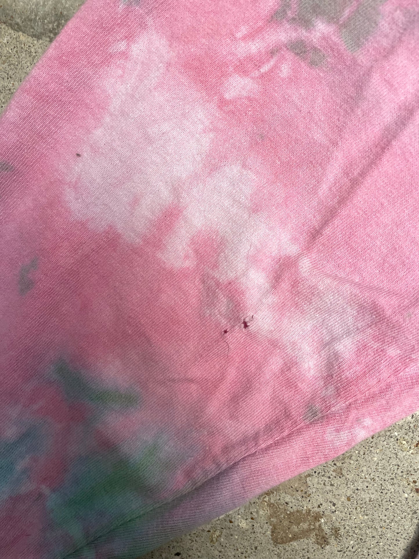 [REMAKE] Tie Dye Long Sleeve Message T-Shirt