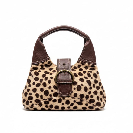 [USED] GAP Leopard Faux Fur Handbag