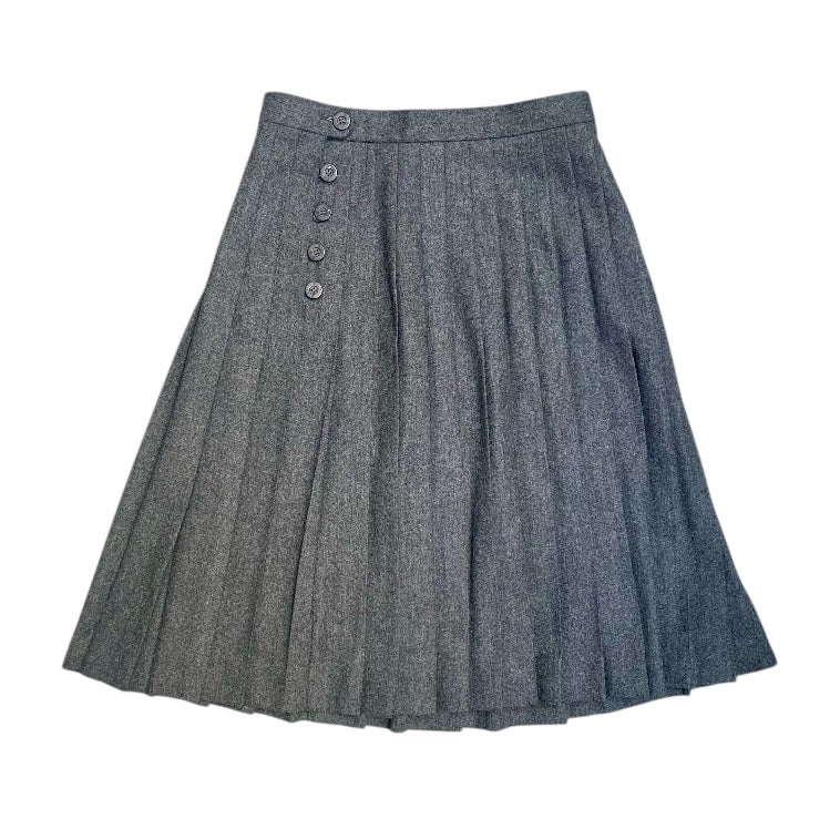 [VINTAGE] Wool Pleated Skirt