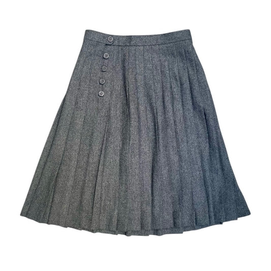 [VINTAGE] Wool Pleated Skirt