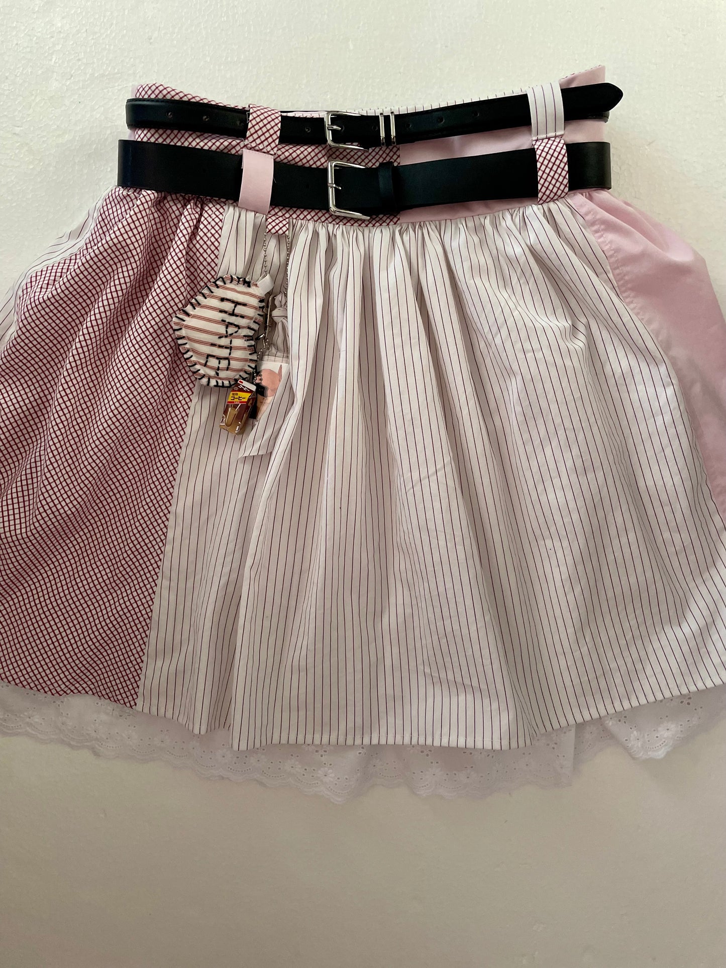 [REMAKE] Double belt Skirt - Love/Hate