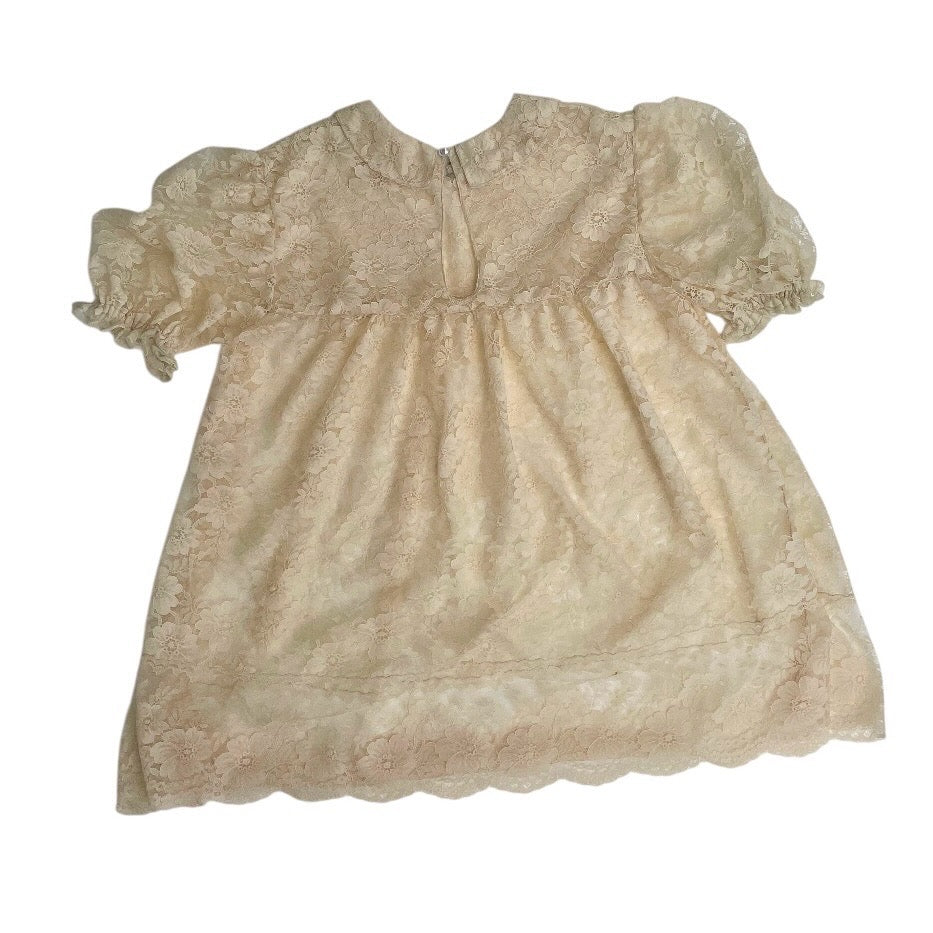 [ONE OF A KIND] French Lace Baby Doll Mini Dress / Blouse
