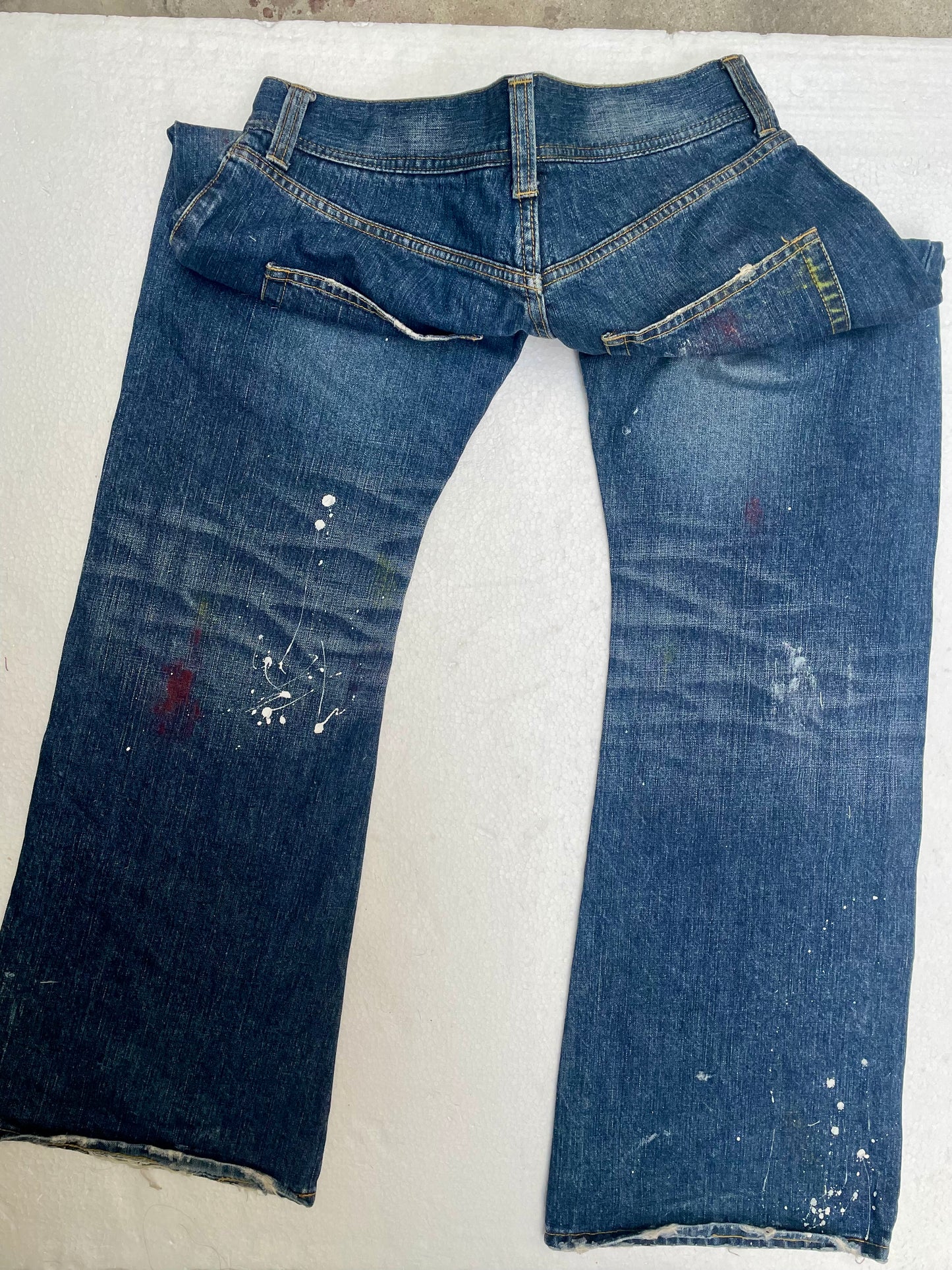 [VINTAGE] 90s TOMMY “Painter Denim” bootcut