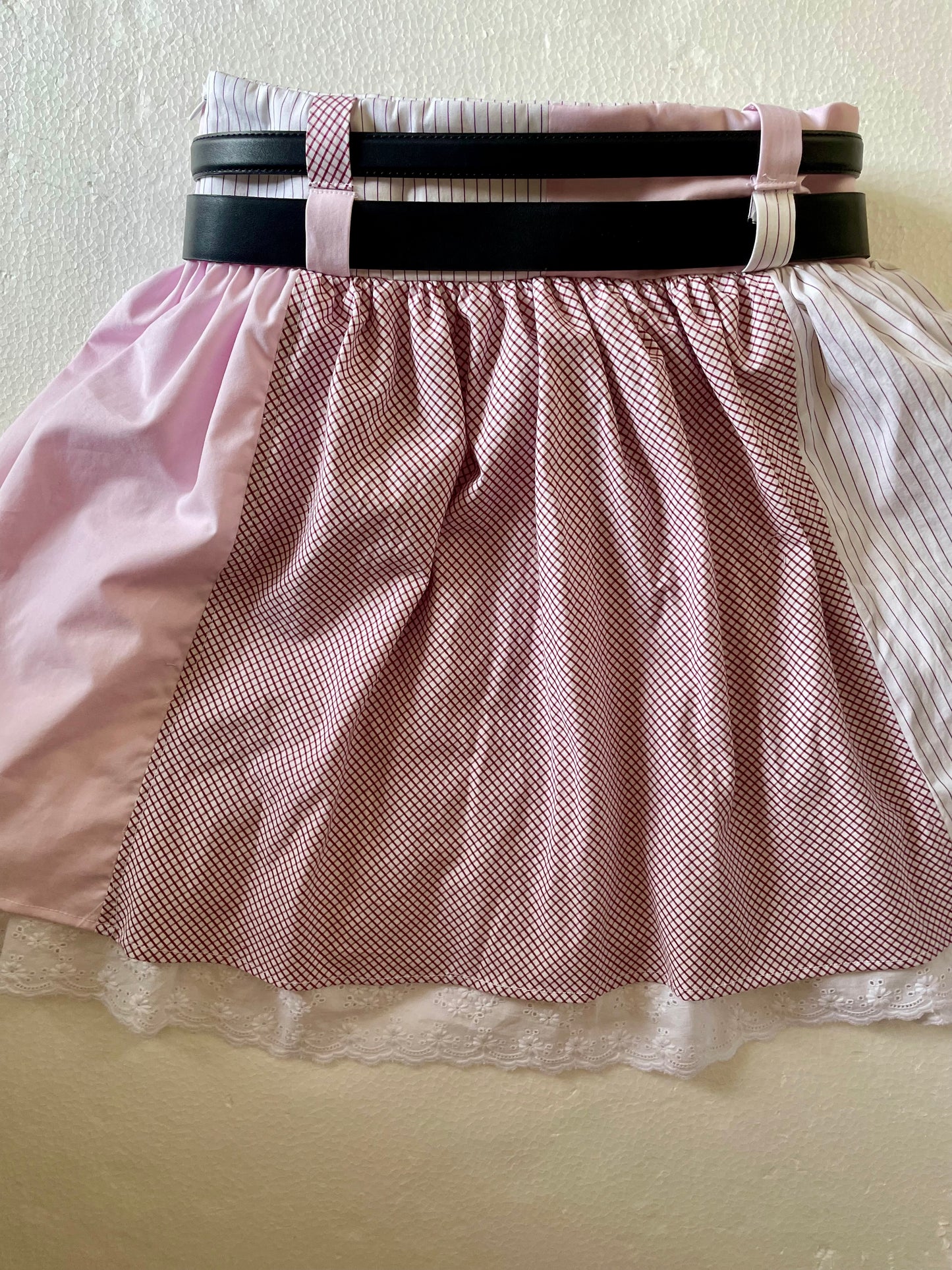 [REMAKE] Double belt Skirt - Love/Hate