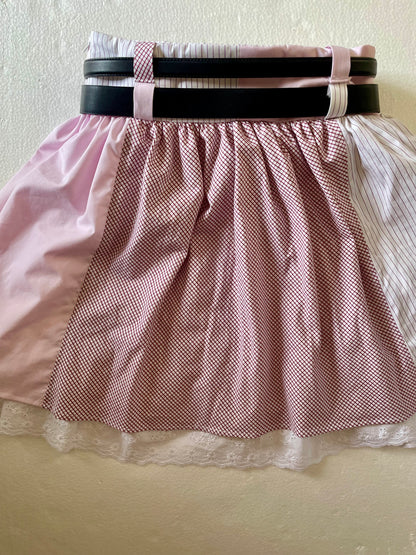 [REMAKE] Double belt Skirt - Love/Hate