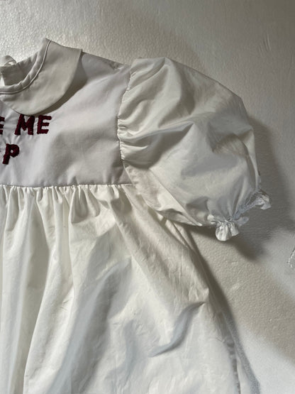 [MADE TO ORDER] Embroidery cotton babydoll dress