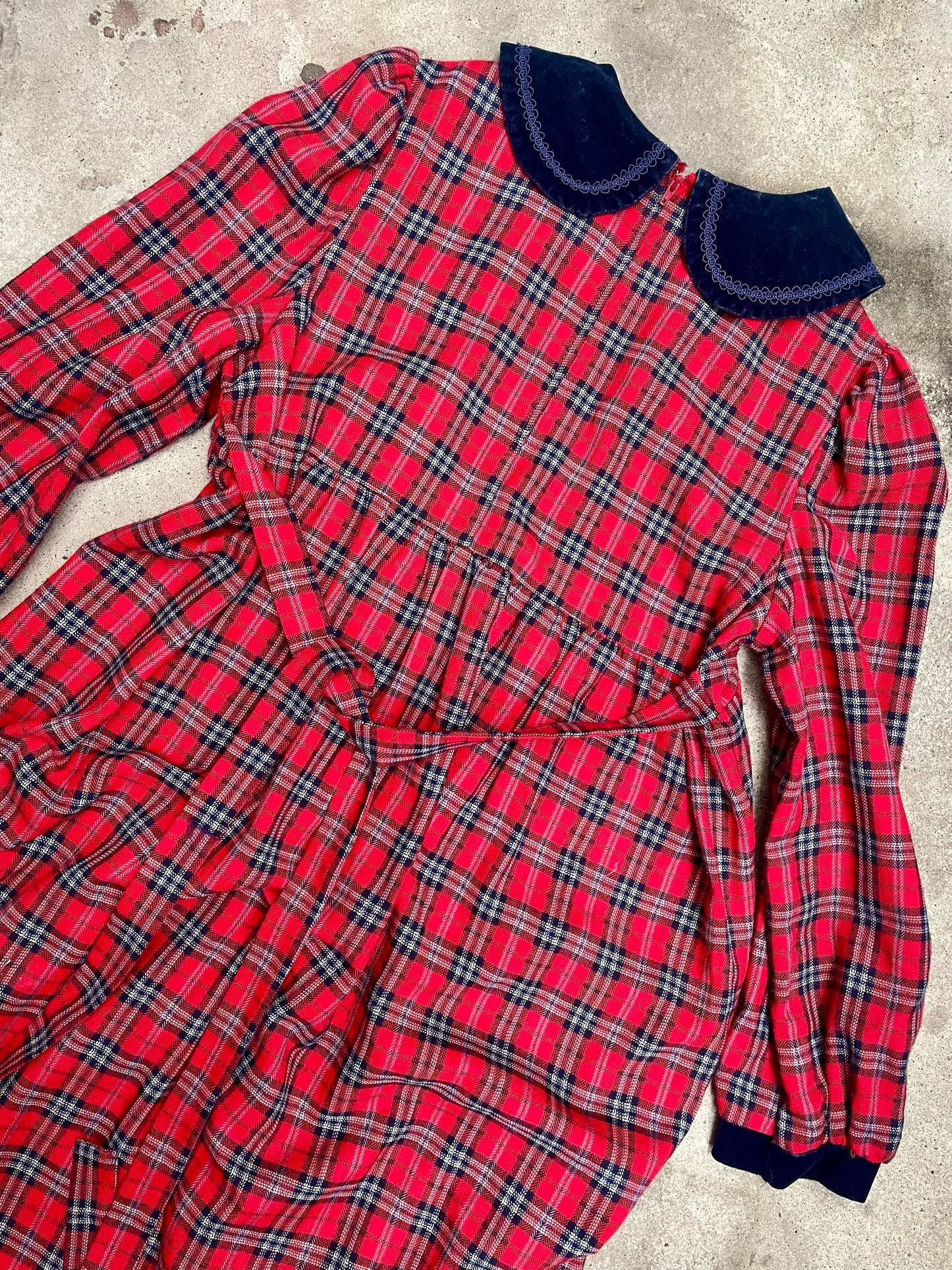 [VINTAGE] Tartan Check Dress