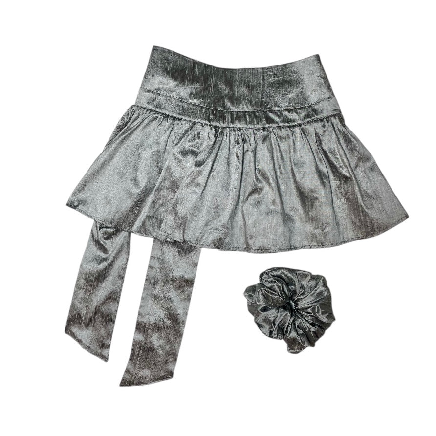 [HANDMADE] Bow Mini Skirt