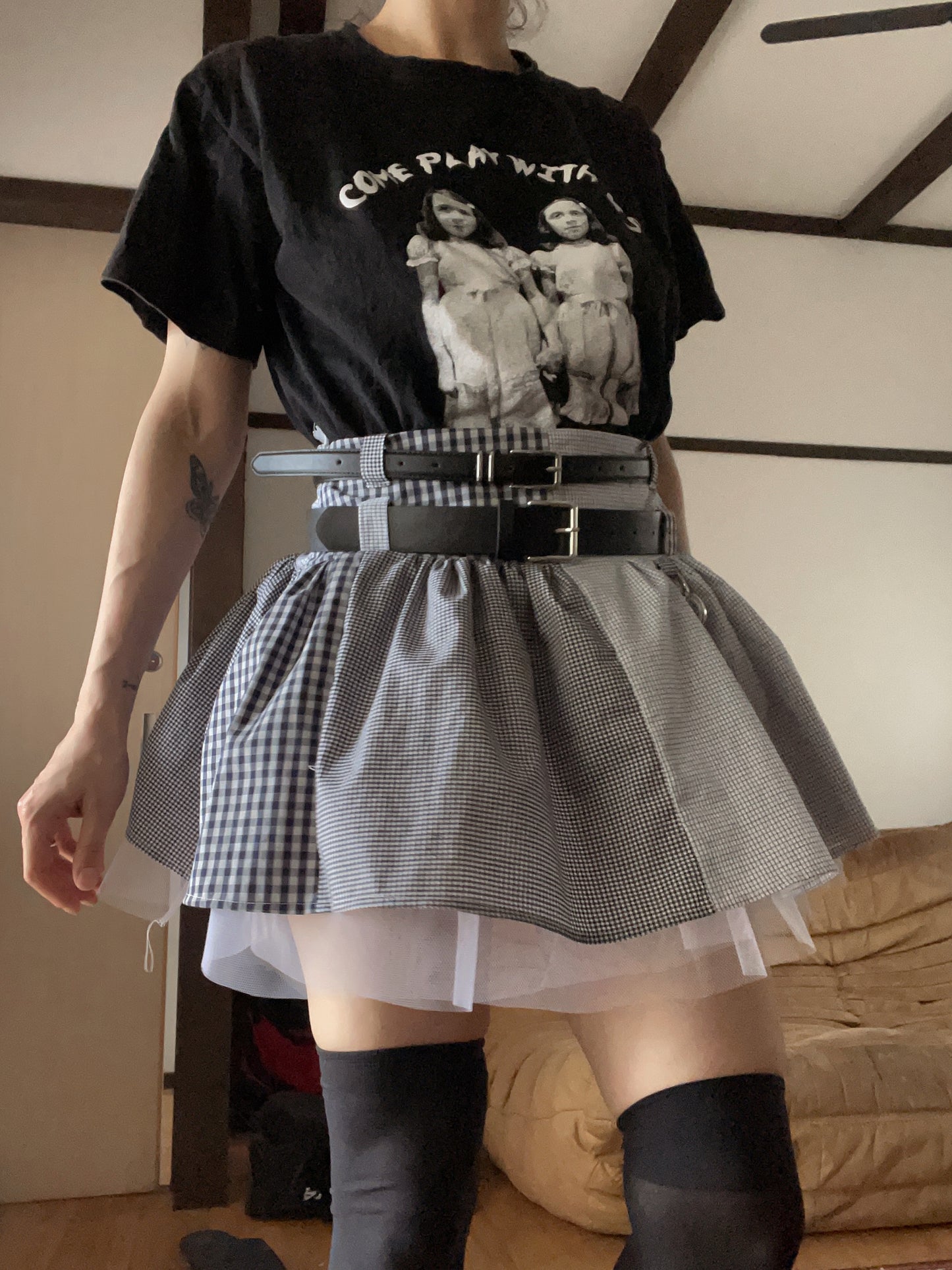 [REMAKE] Double belt Mini Skirt - 404